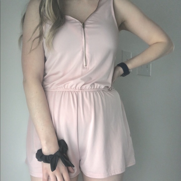 BlueNotes Pink Romper - Picture 2 of 3